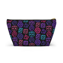 Load image into Gallery viewer, Cyberpunk Polyhedral Numbers - Dice Bag