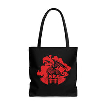 Load image into Gallery viewer, Dungeon Dragon Gate Smoke Red - Tote Bag