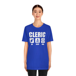 CLERIC Eat Sleep Heal - DND T-Shirt