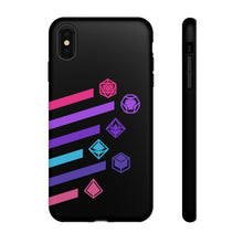 Load image into Gallery viewer, Cyberpunk Dice Rainbow - iPhone &amp; Samsung Tough Cases