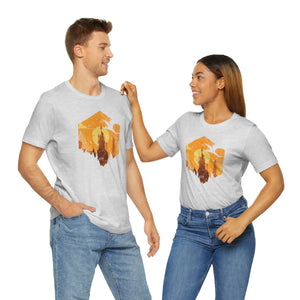 Sunset Spires Dragon Castle - Premium T-Shirt