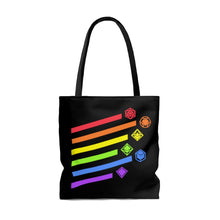 Load image into Gallery viewer, Flying Dice Rainbow - Tote Bag