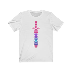 Cyberpunk Dice Sword - DND T-Shirt