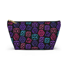 Load image into Gallery viewer, Cyberpunk Polyhedral Numbers - Dice Bag