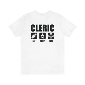 CLERIC Eat Sleep Heal - DND T-Shirt