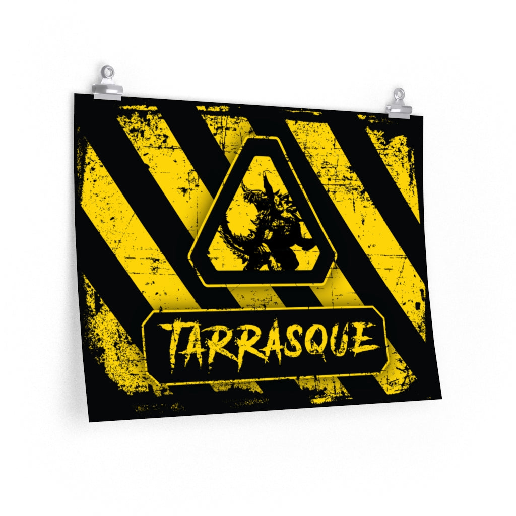 Tarrasque Warning - Poster