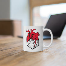 Load image into Gallery viewer, D20 Heart R/B - Double Sided Mug