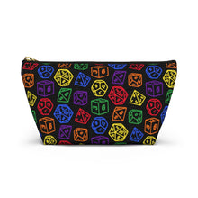 Load image into Gallery viewer, Rainbow Polyhedral Numbers - Dice Bag