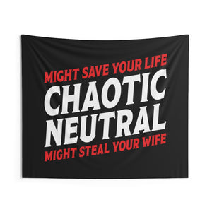Chaotic Neutral Save Life Steal Wife - Tapestry