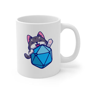 Kitty D20 - Double Sided Mug