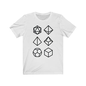 Polyhedral Dice Icons - DND T-Shirt