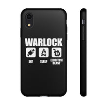 Load image into Gallery viewer, WARLOCK Eat Sleep Eldritch Blast - iPhone &amp; Samsung Tough Cases