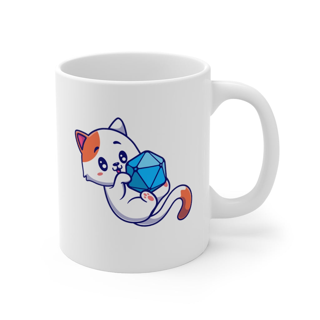 Kitty D20 - Double Sided Mug