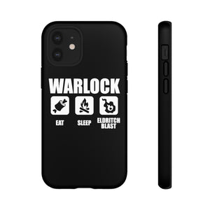 WARLOCK Eat Sleep Eldritch Blast - iPhone & Samsung Tough Cases