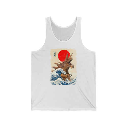 Tarrasque Kanagawa Wave - DND Tank Top